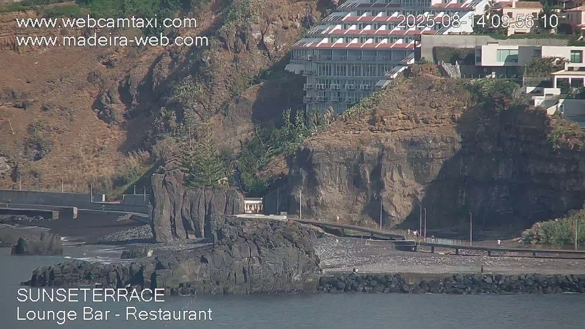 Praia Formosa Coast & Camara de Lobos City Live Cam - Funchal, Madeira, Portugal