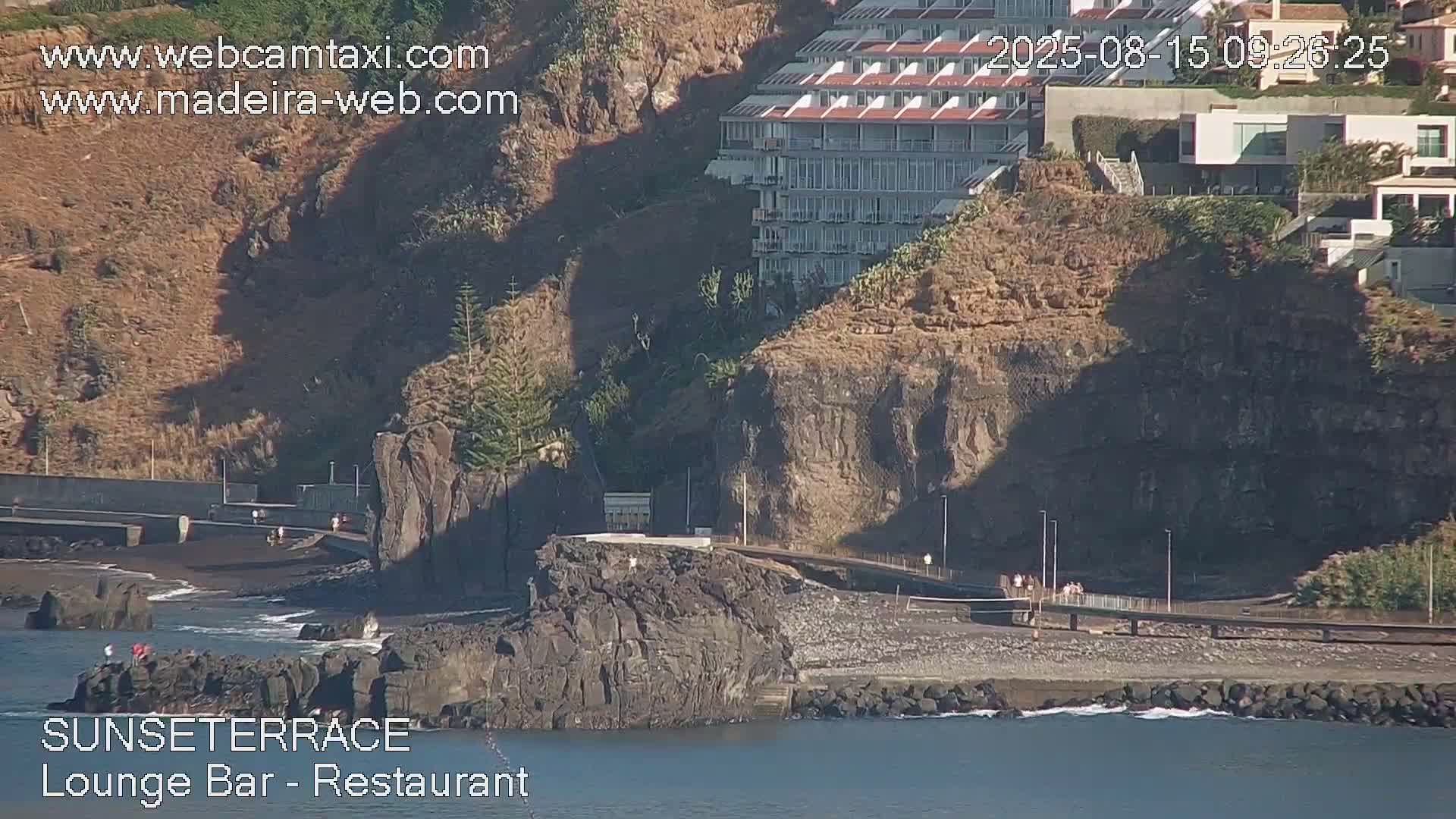 Praia Formosa Coast & Camara de Lobos City Live Cam - Funchal, Madeira, Portugal