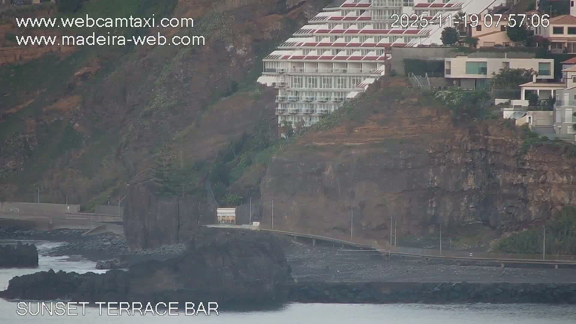 Praia Formosa Coast & Camara de Lobos City Live Cam - Funchal, Madeira, Portugal