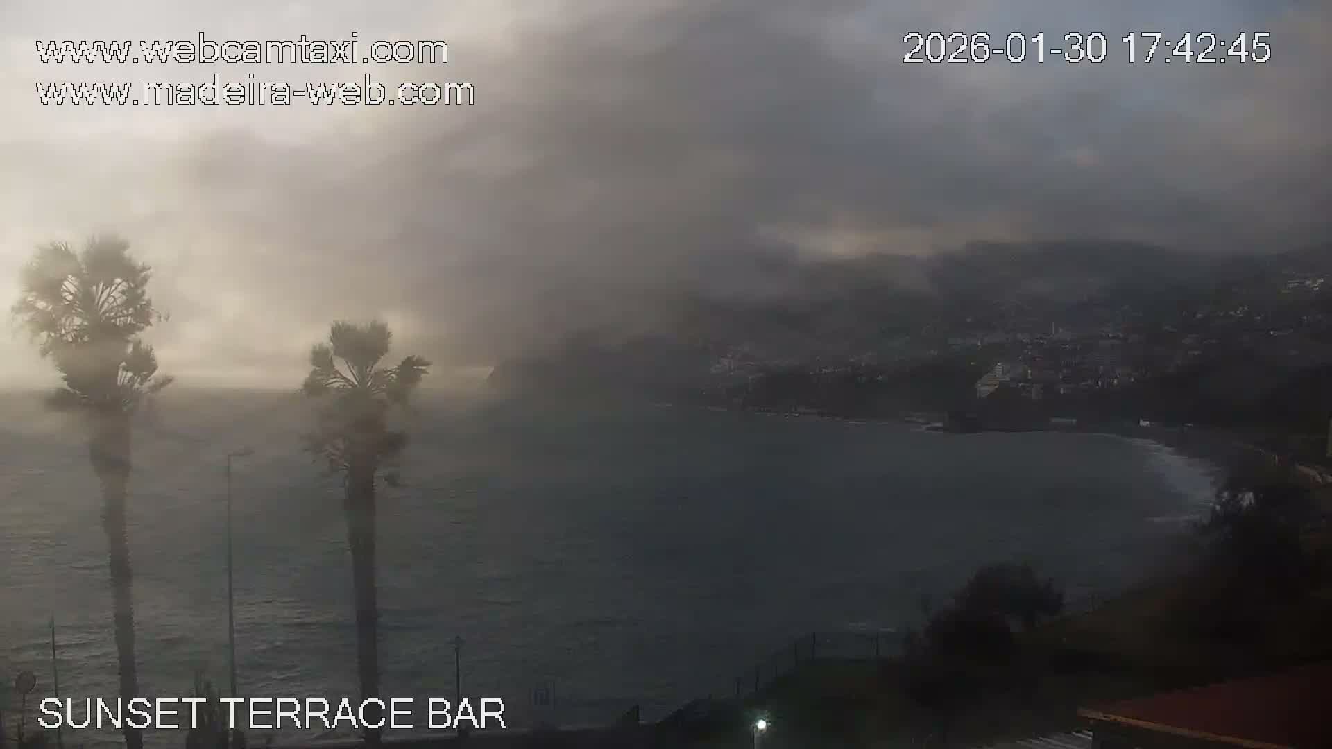 Praia Formosa Coast & Camara de Lobos City Live Cam - Funchal, Madeira, Portugal