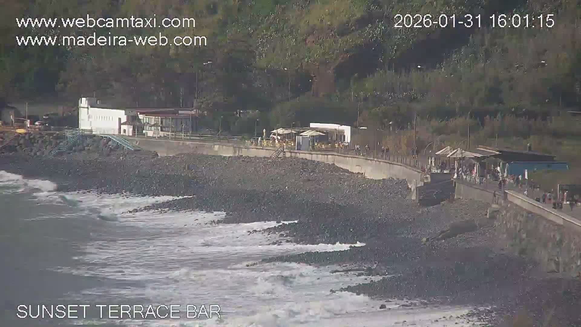Praia Formosa Coast & Camara de Lobos City Live Cam - Funchal, Madeira, Portugal