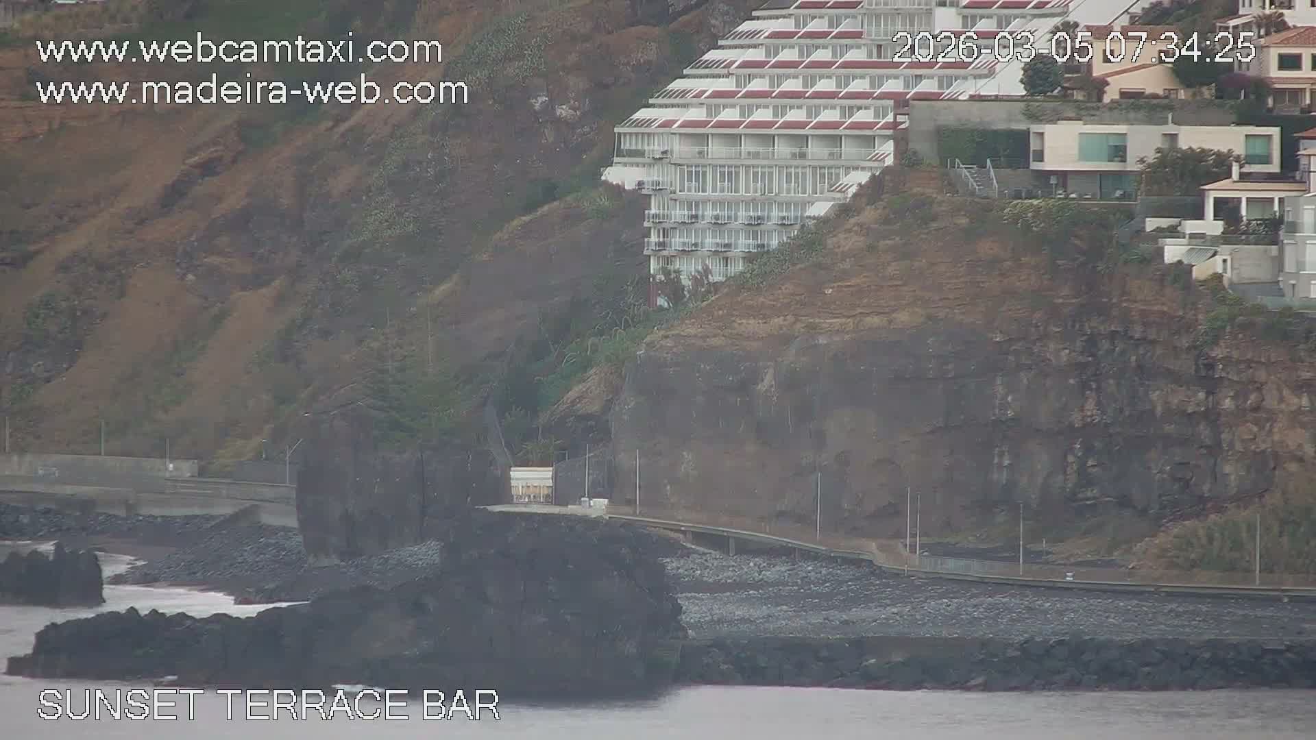 Praia Formosa Coast & Camara de Lobos City Live Cam - Funchal, Madeira, Portugal