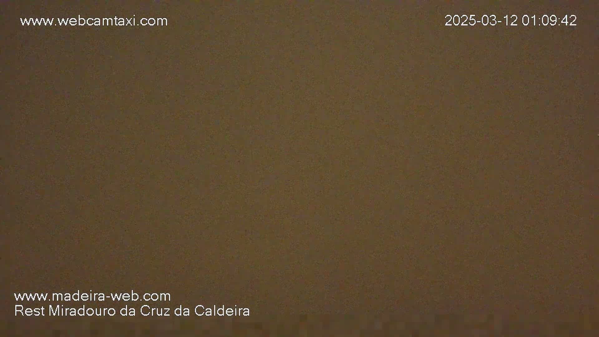 A uniformly dark brown image shows no discernible features or objects.