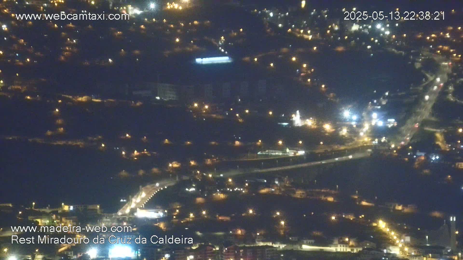 Cruz da Caldeira & West Fucnhal Skyline Live Cam - Camara de Lobos, Madeira, Portugal