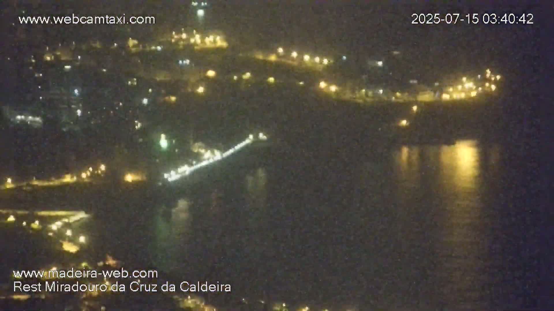 Cruz da Caldeira & West Fucnhal Skyline Live Cam - Camara de Lobos, Madeira, Portugal