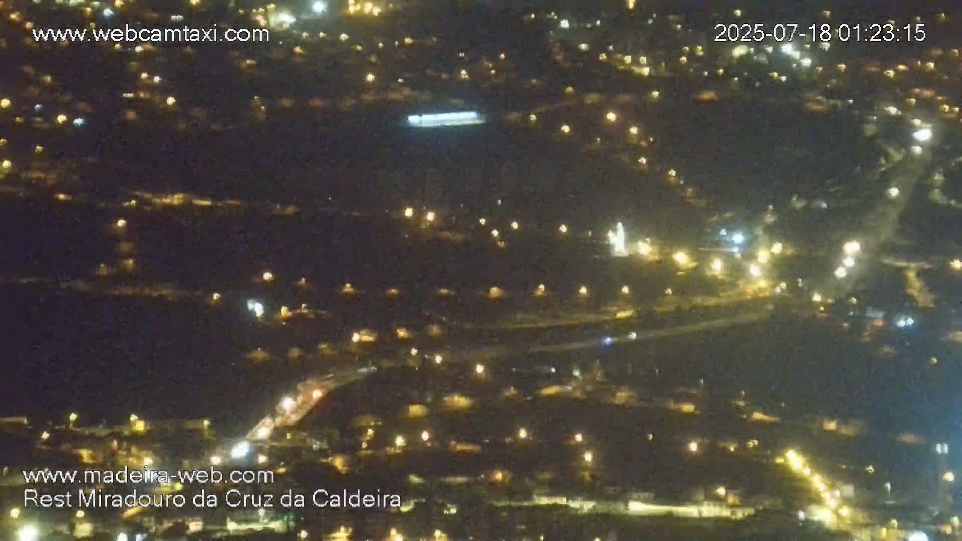 Cruz da Caldeira & West Fucnhal Skyline Live Cam - Camara de Lobos, Madeira, Portugal