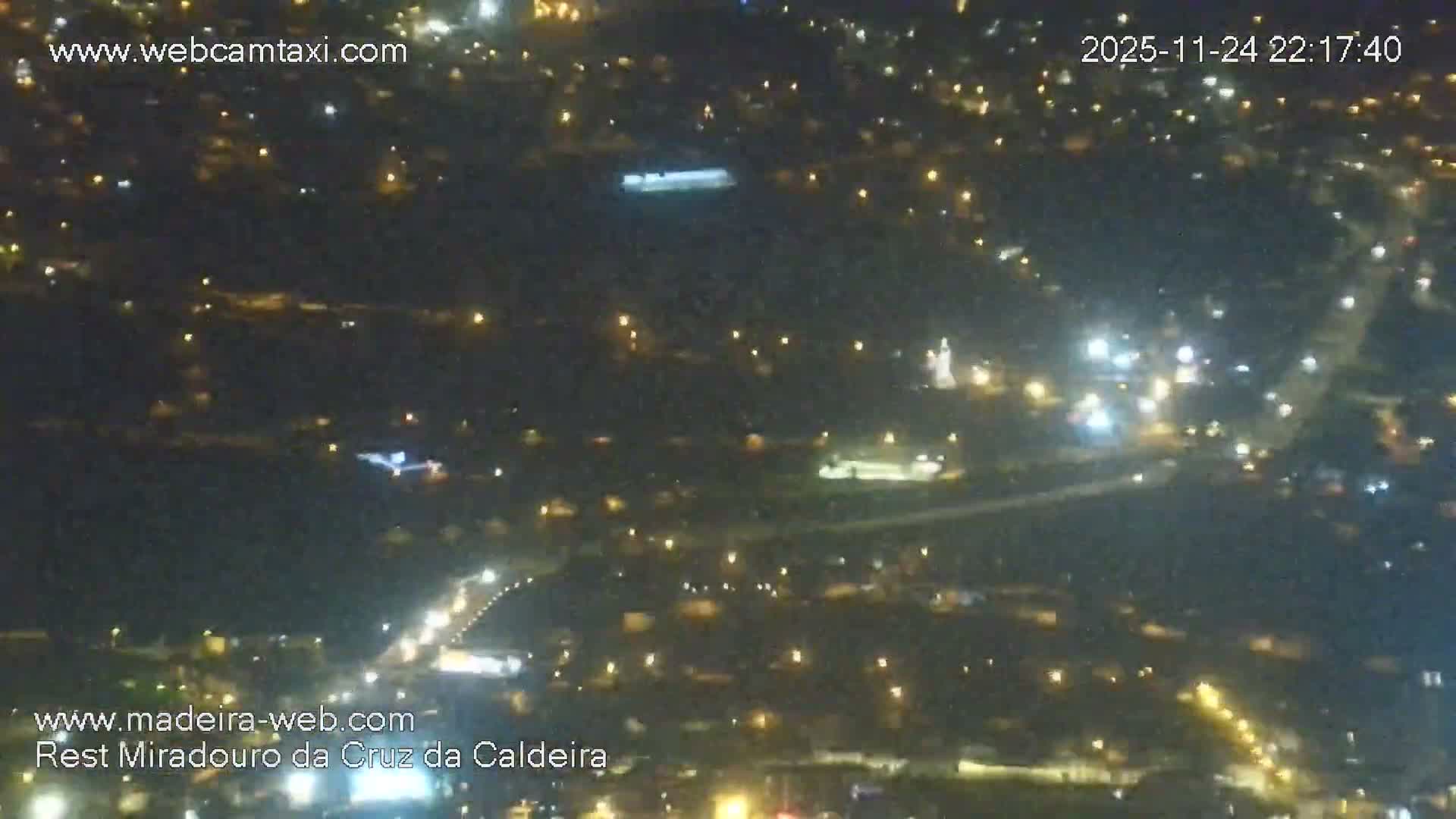 Cruz da Caldeira & West Fucnhal Skyline Live Cam - Camara de Lobos, Madeira, Portugal