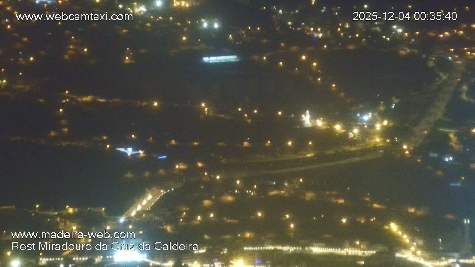 Cruz da Caldeira & West Fucnhal Skyline Live Cam - Camara de Lobos, Madeira, Portugal