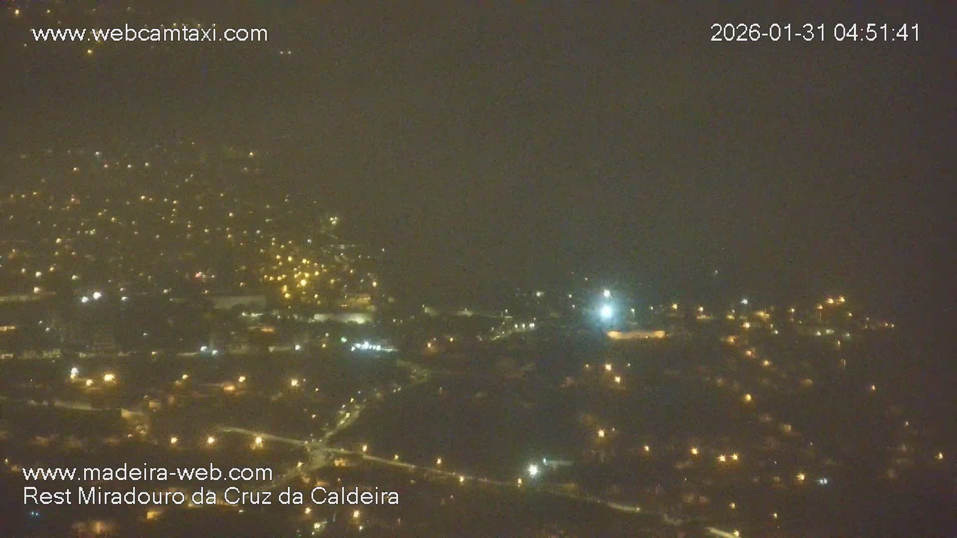 Cruz da Caldeira & West Fucnhal Skyline Live Cam - Camara de Lobos, Madeira, Portugal