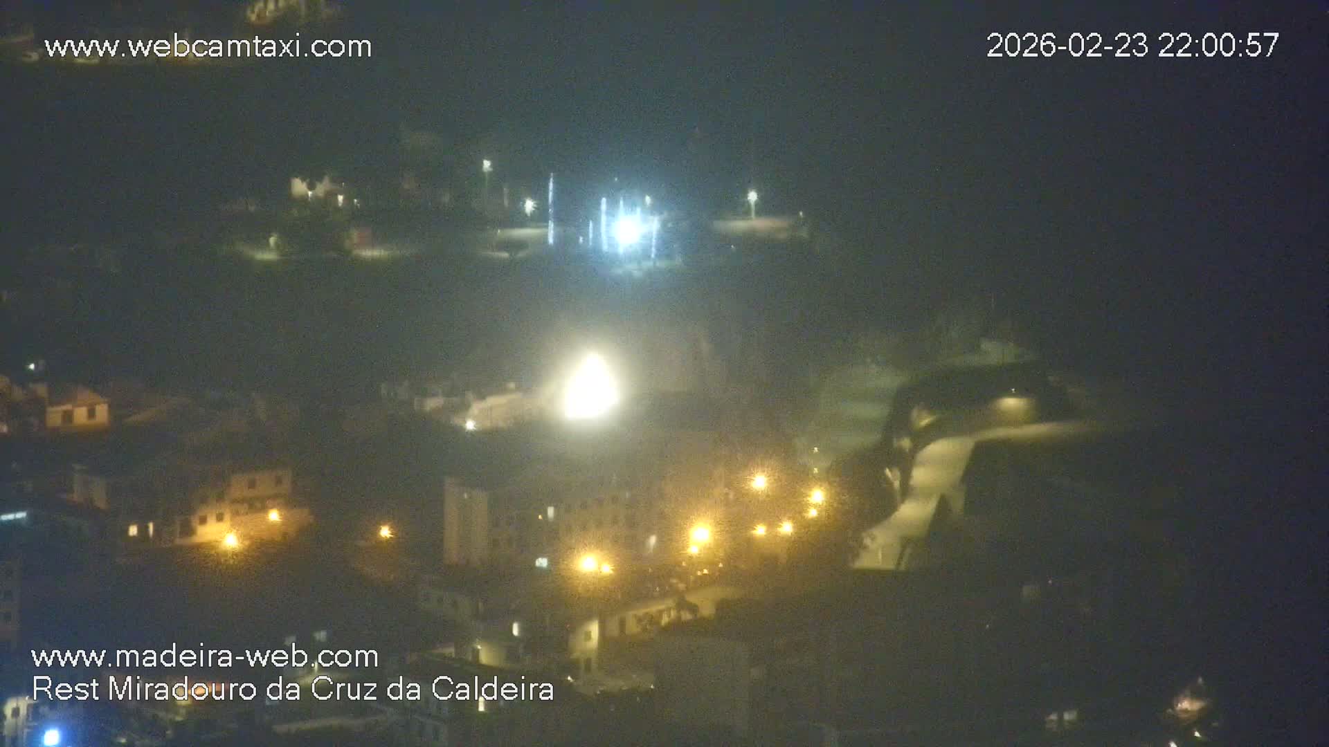 Cruz da Caldeira & West Fucnhal Skyline Live Cam - Camara de Lobos, Madeira, Portugal
