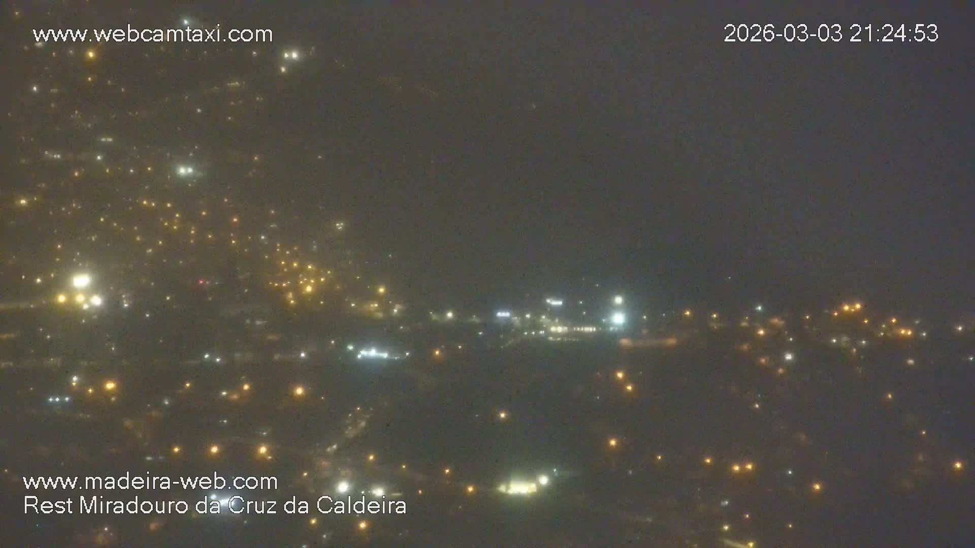 Cruz da Caldeira & West Fucnhal Skyline Live Cam - Camara de Lobos, Madeira, Portugal