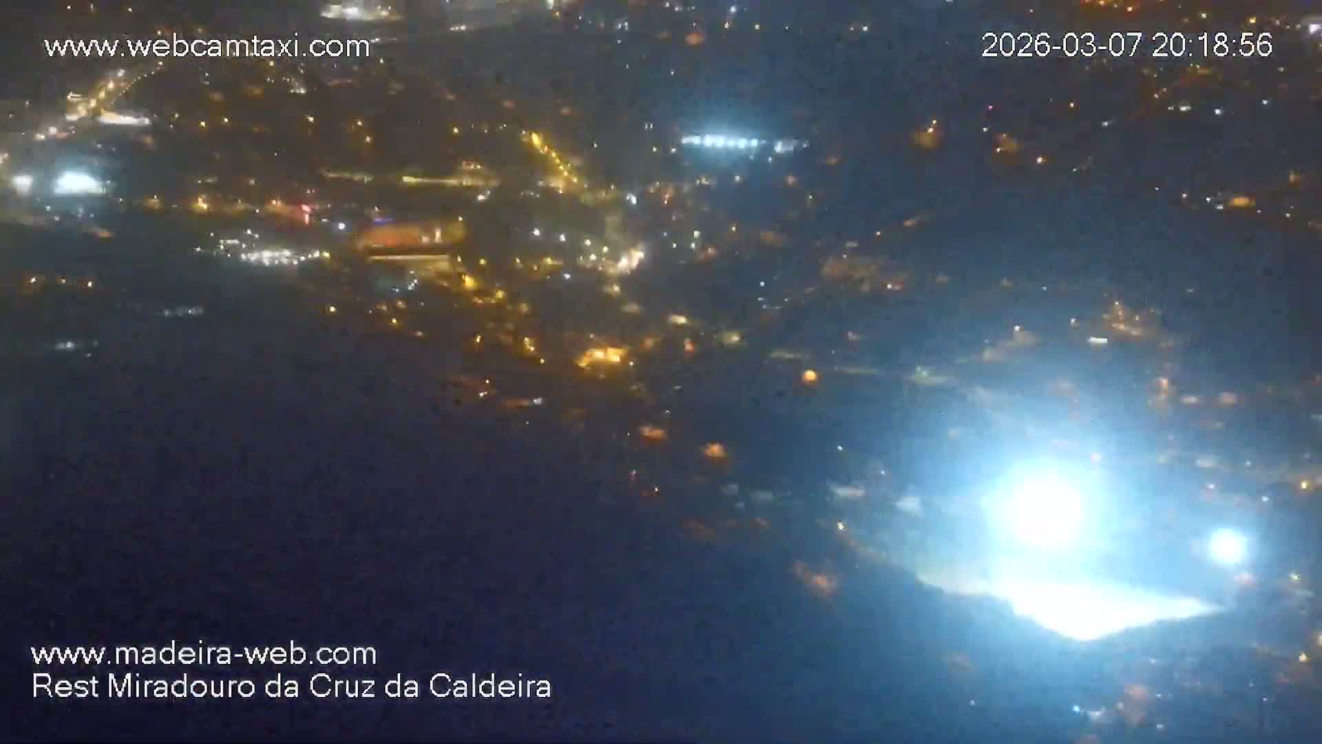 Cruz da Caldeira & West Fucnhal Skyline Live Cam - Camara de Lobos, Madeira, Portugal