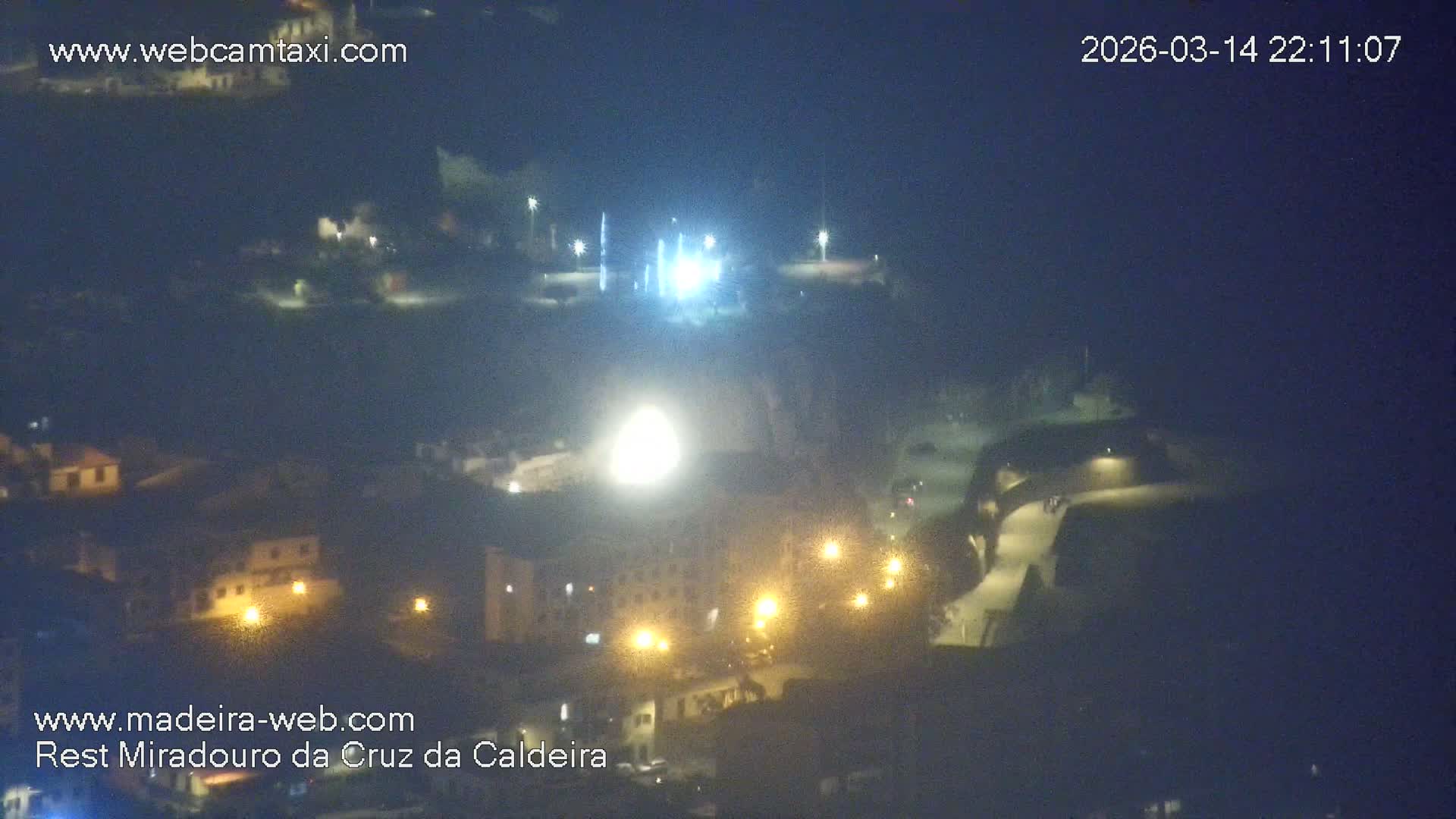 Cruz da Caldeira & West Fucnhal Skyline Live Cam - Camara de Lobos, Madeira, Portugal
