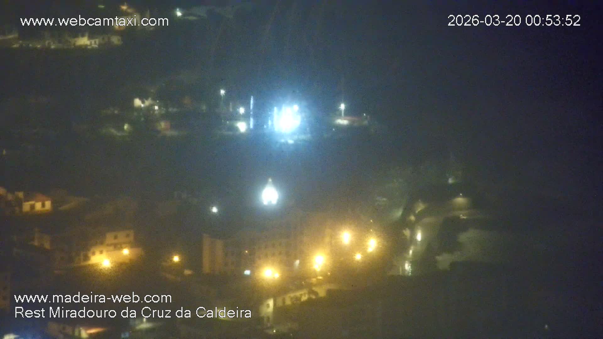 Cruz da Caldeira & West Fucnhal Skyline Live Cam - Camara de Lobos, Madeira, Portugal