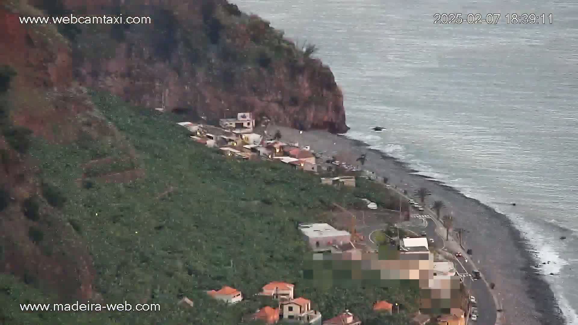 Madalena do Mar Village Live Skyline Cam - Ponta do Sol, Madeira, Portugal