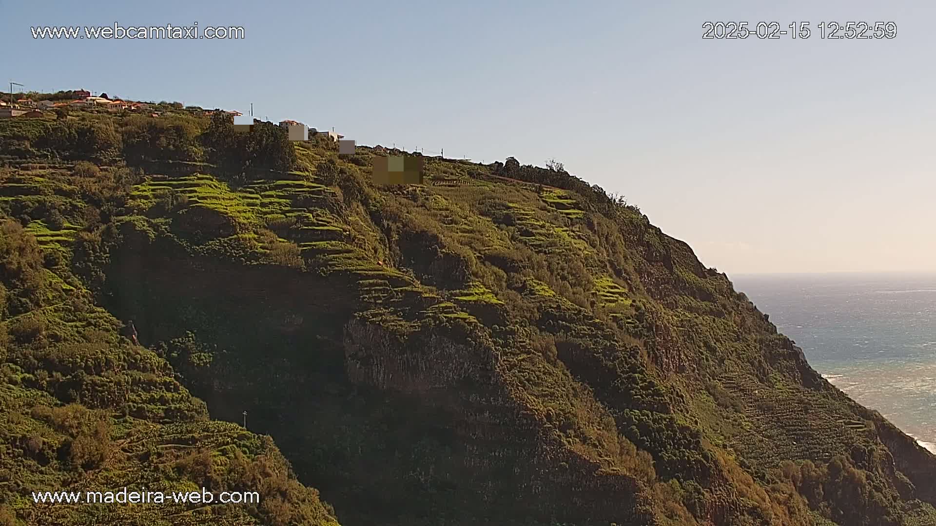 Madalena do Mar Village Live Skyline Cam - Ponta do Sol, Madeira, Portugal