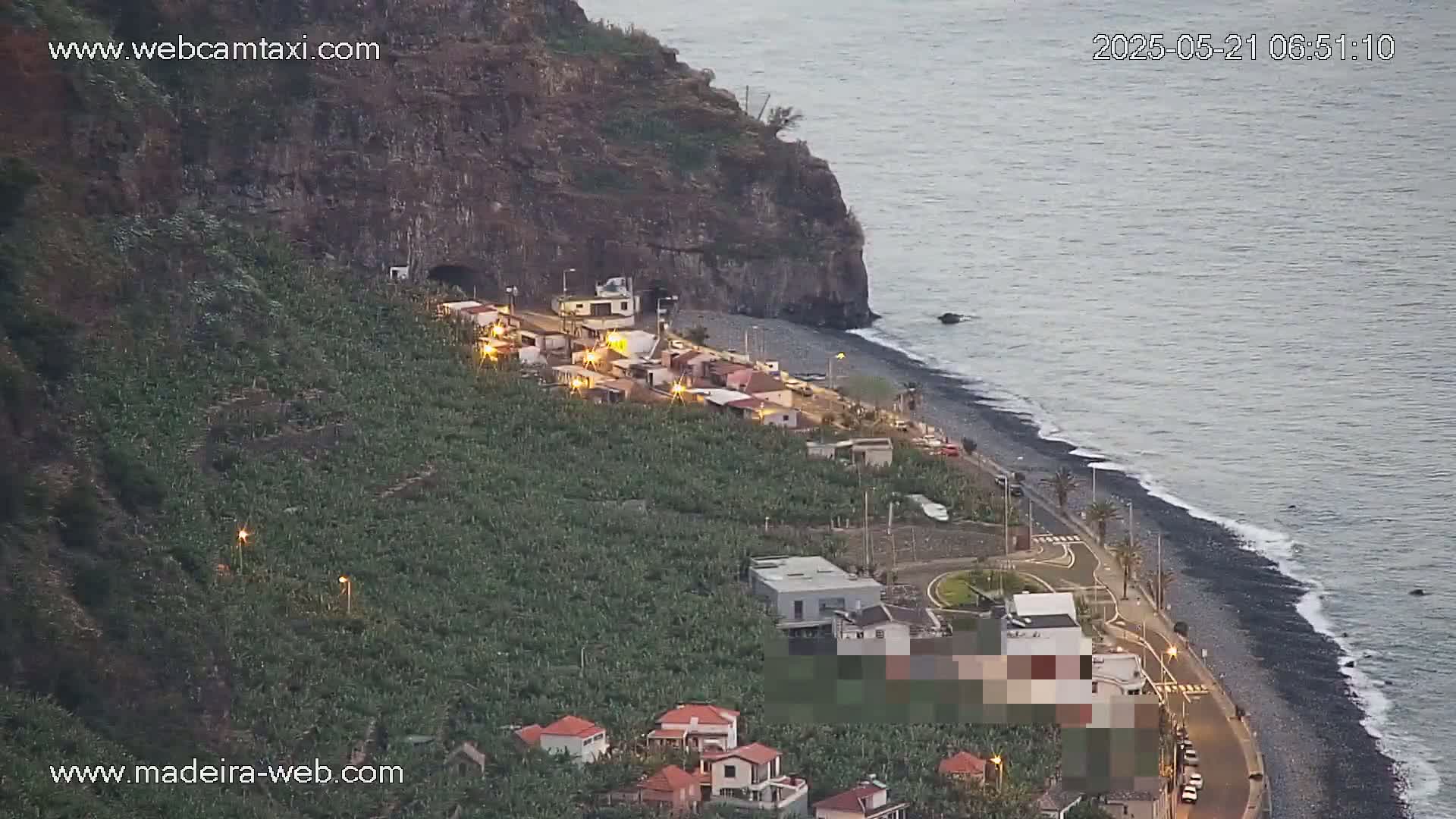Madalena do Mar Village Live Skyline Cam - Ponta do Sol, Madeira, Portugal