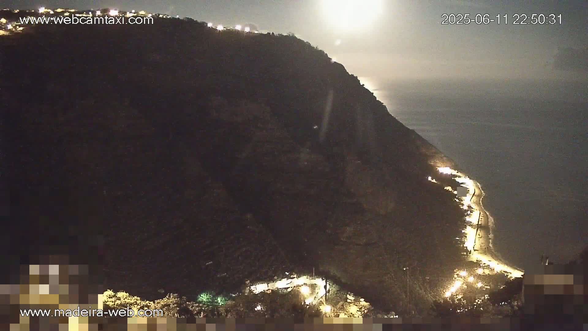 Madalena do Mar Village Live Skyline Cam - Ponta do Sol, Madeira, Portugal