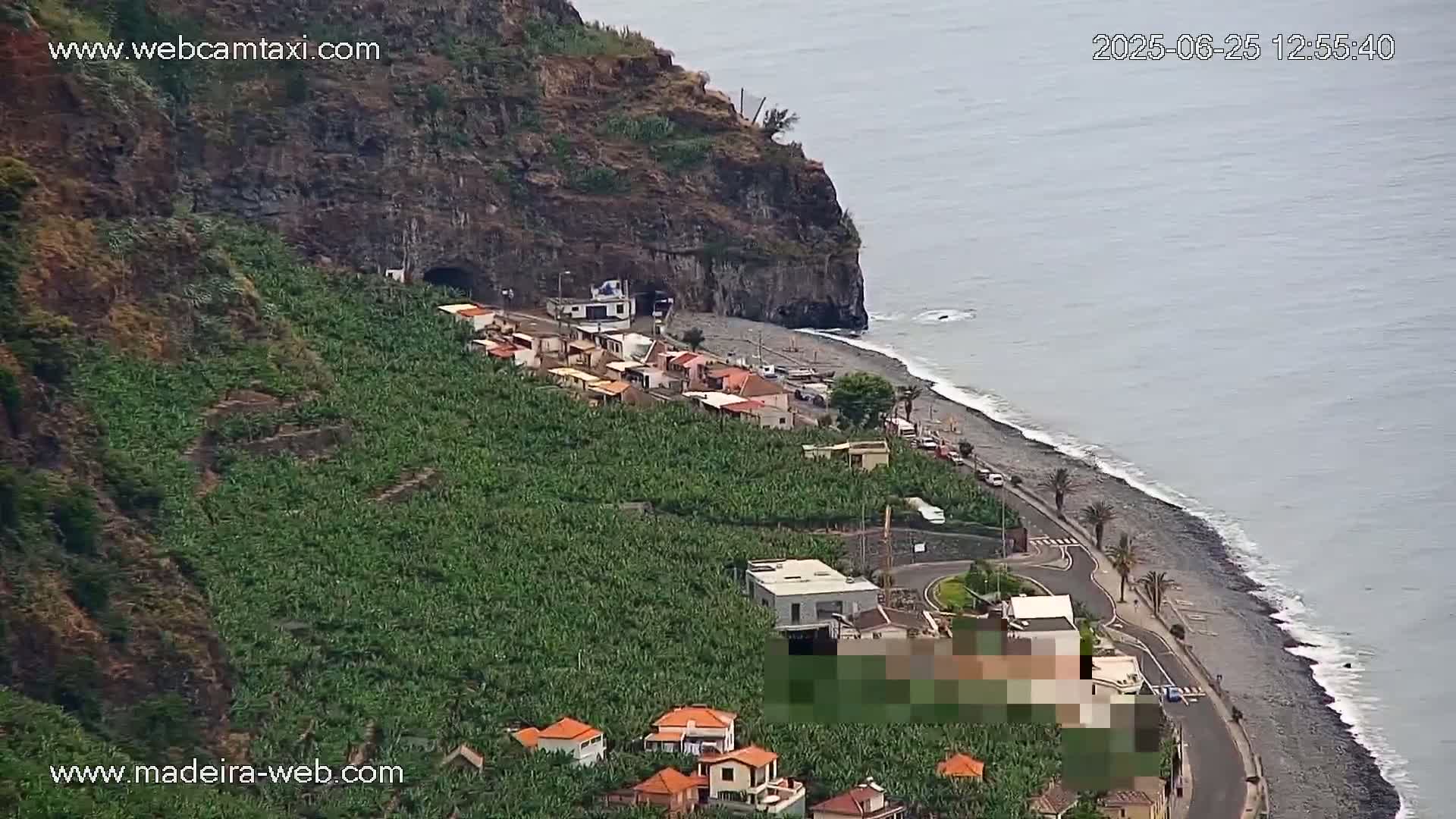 Madalena do Mar Village Live Skyline Cam - Ponta do Sol, Madeira, Portugal