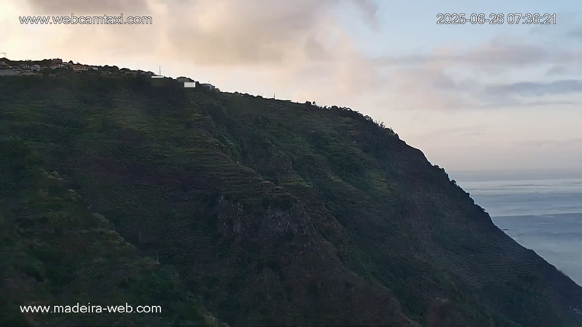 Madalena do Mar Village Live Skyline Cam - Ponta do Sol, Madeira, Portugal