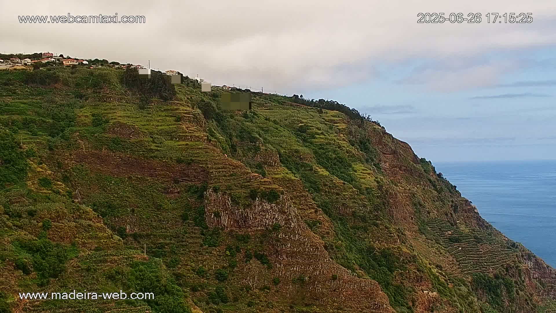 Madalena do Mar Village Live Skyline Cam - Ponta do Sol, Madeira, Portugal