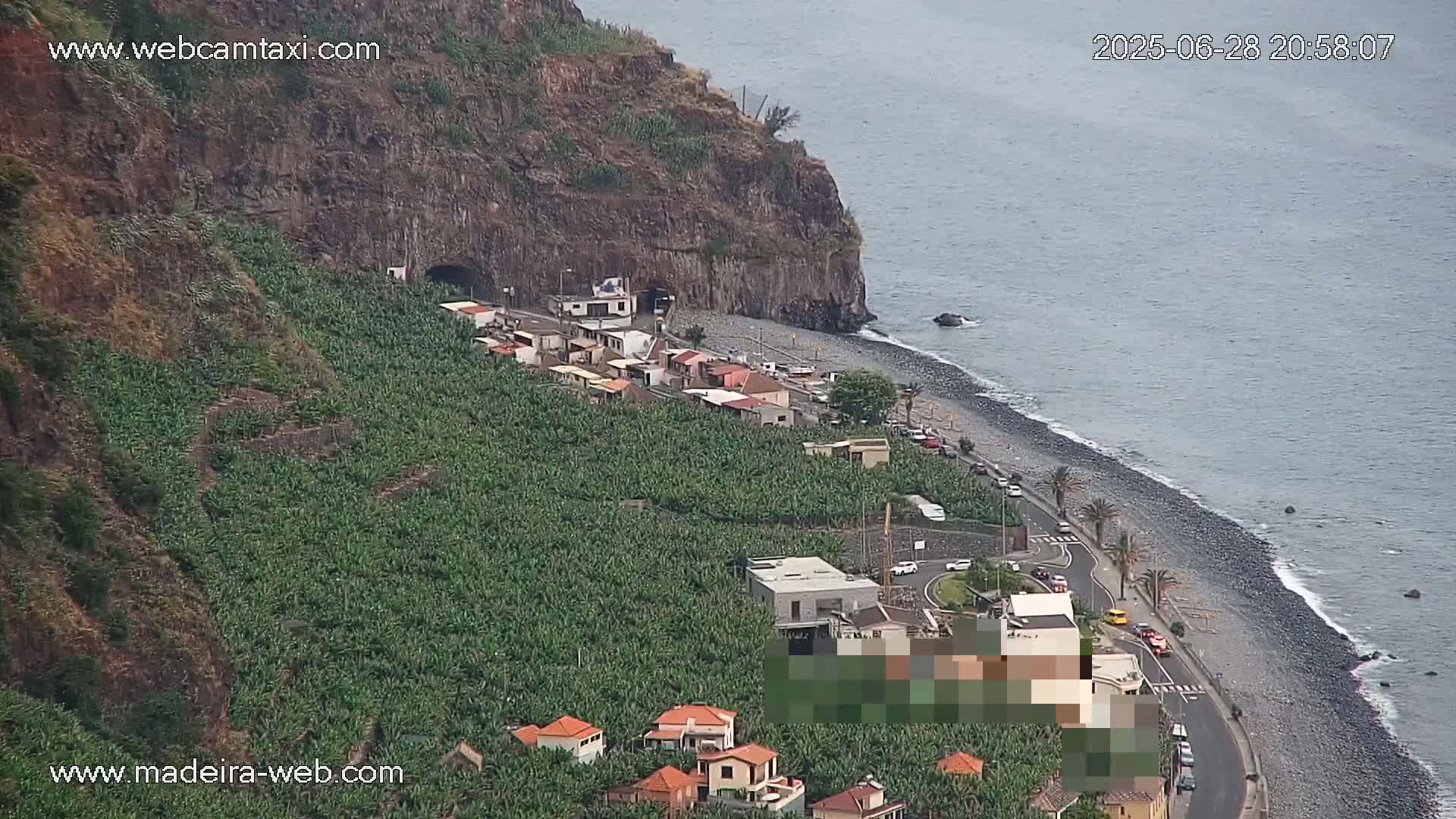Madalena do Mar Village Live Skyline Cam - Ponta do Sol, Madeira, Portugal