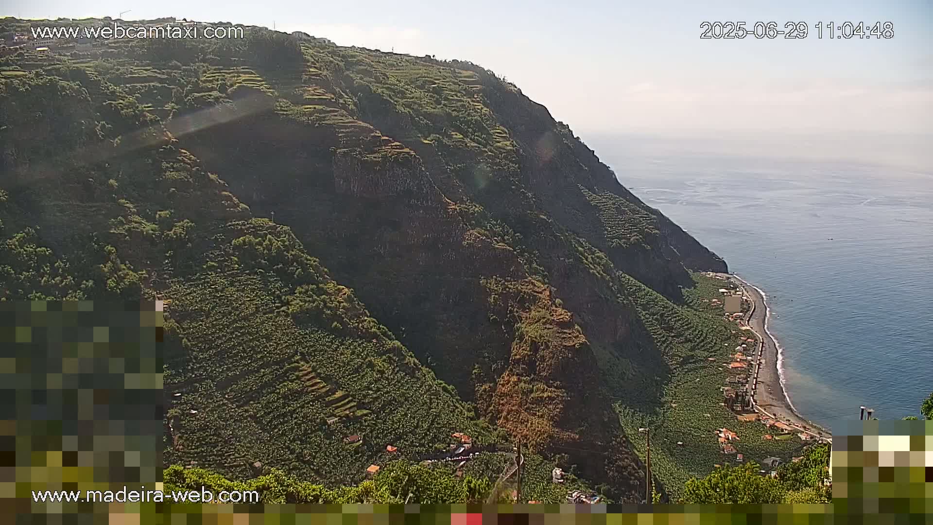 Madalena do Mar Village Live Skyline Cam - Ponta do Sol, Madeira, Portugal