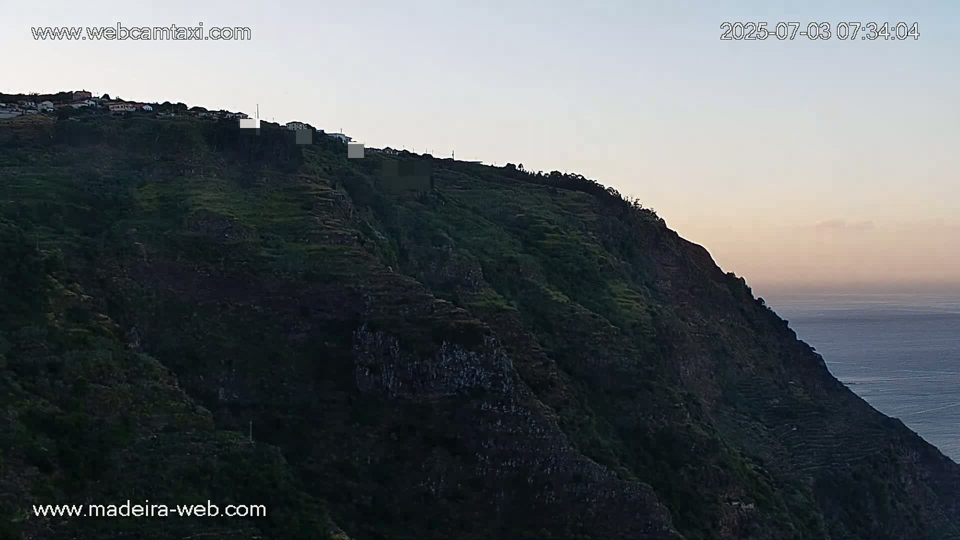 Madalena do Mar Village Live Skyline Cam - Ponta do Sol, Madeira, Portugal