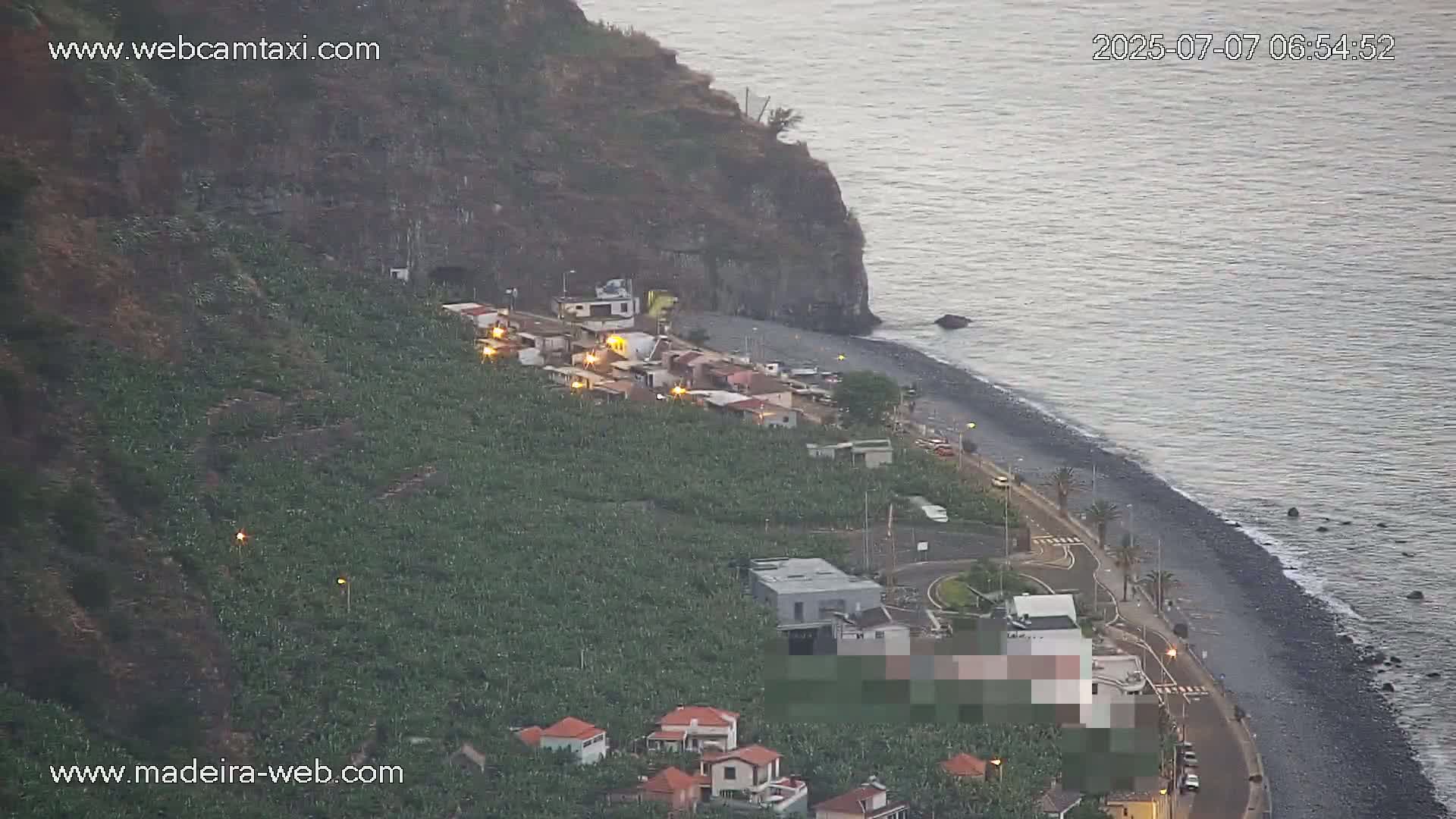 Madalena do Mar Village Live Skyline Cam - Ponta do Sol, Madeira, Portugal