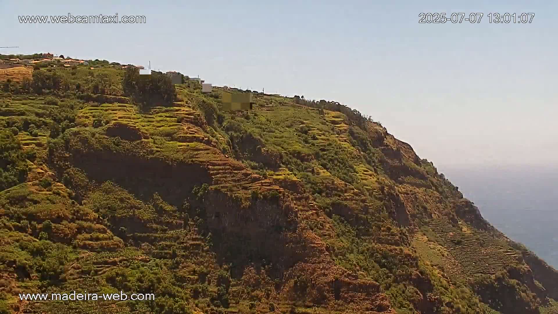 Madalena do Mar Village Live Skyline Cam - Ponta do Sol, Madeira, Portugal