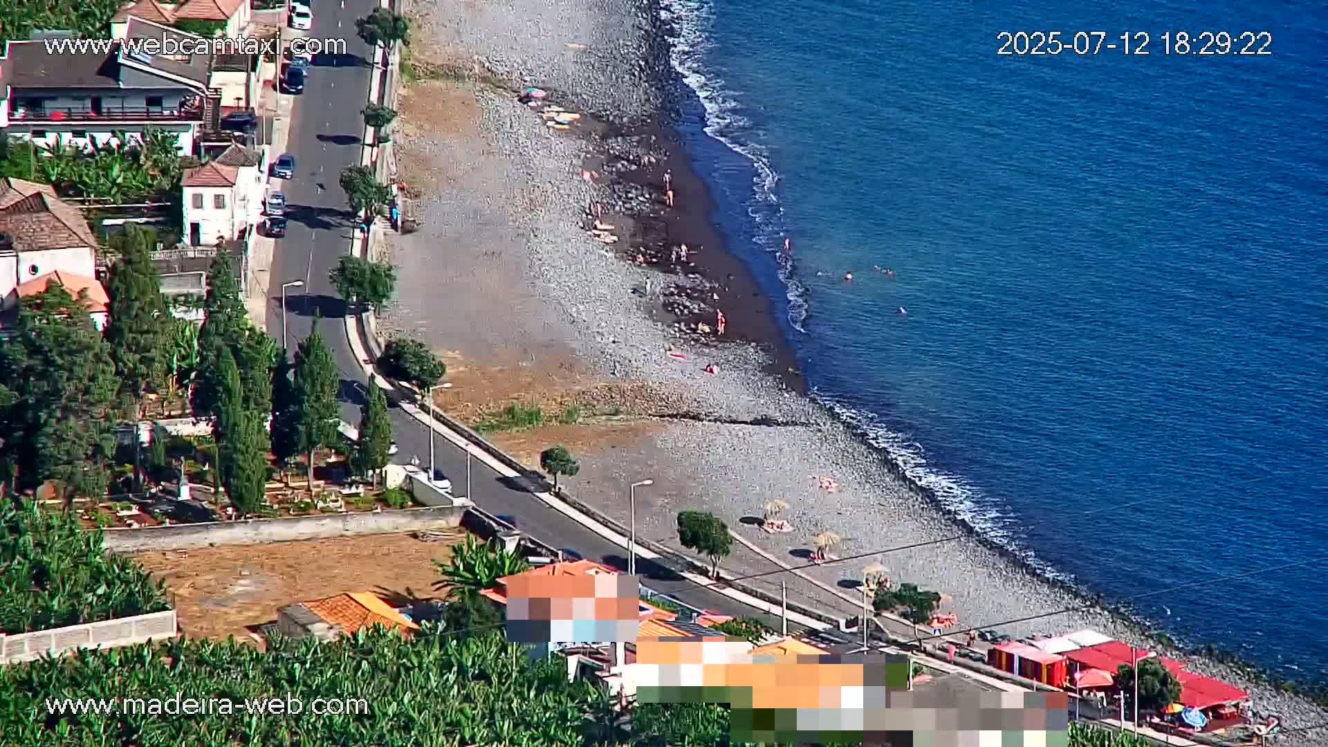 Madalena do Mar Village Live Skyline Cam - Ponta do Sol, Madeira, Portugal