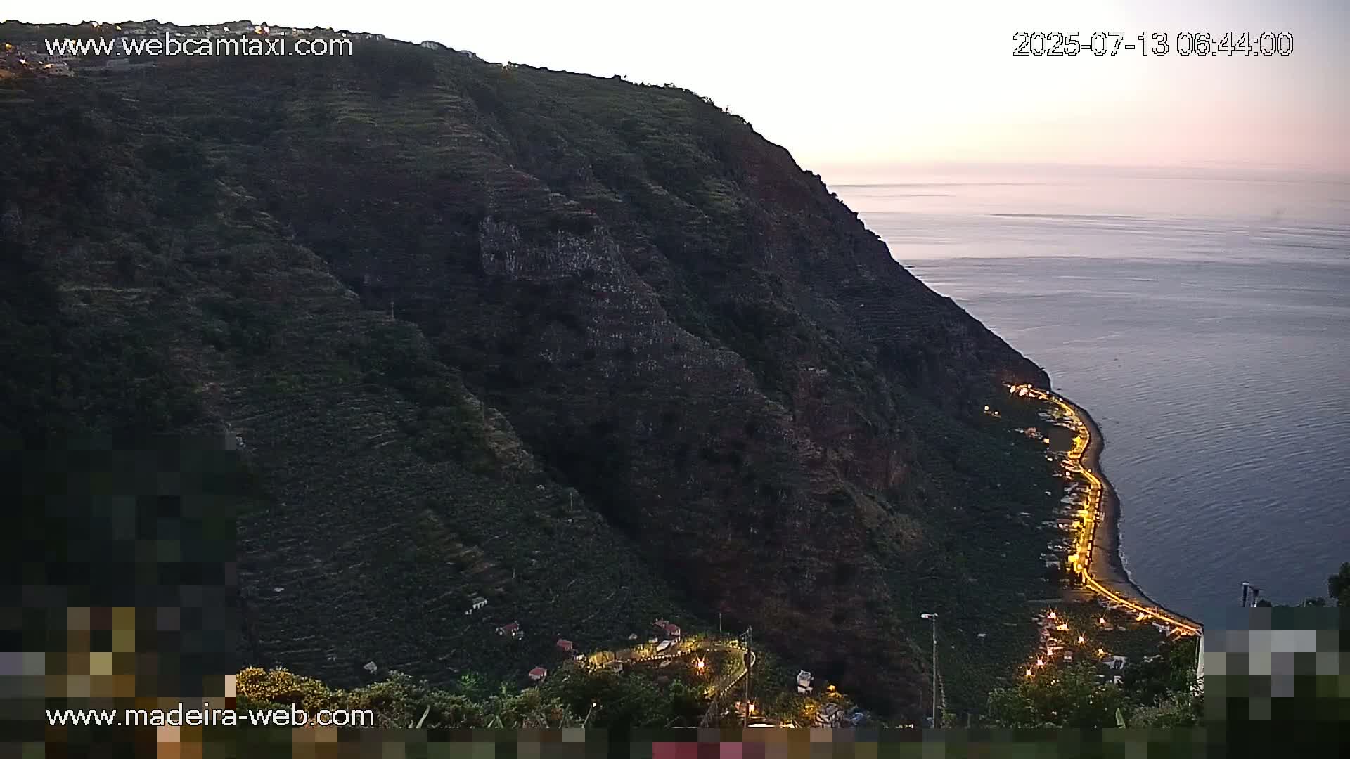 Madalena do Mar Village Live Skyline Cam - Ponta do Sol, Madeira, Portugal