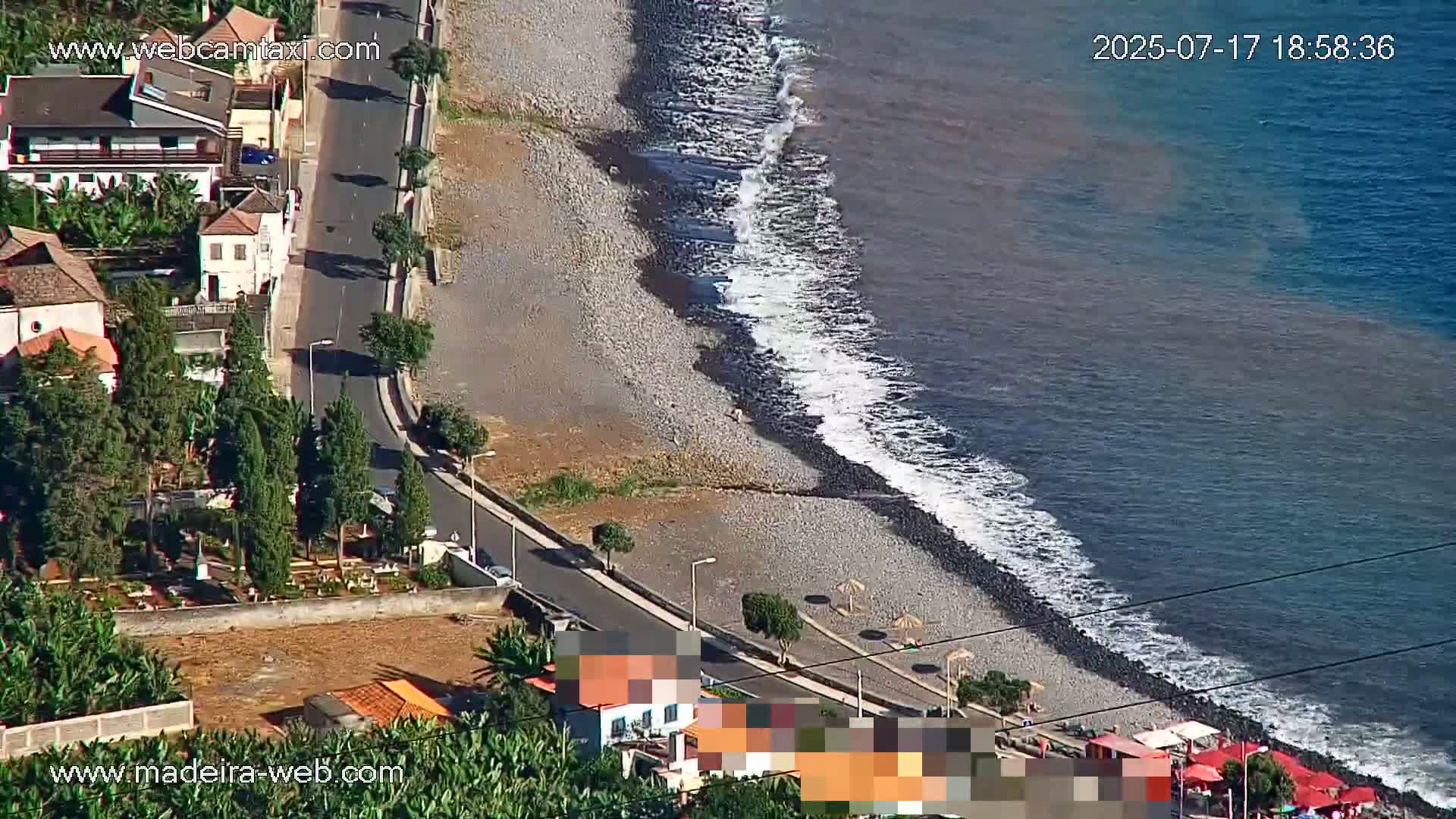 Madalena do Mar Village Live Skyline Cam - Ponta do Sol, Madeira, Portugal