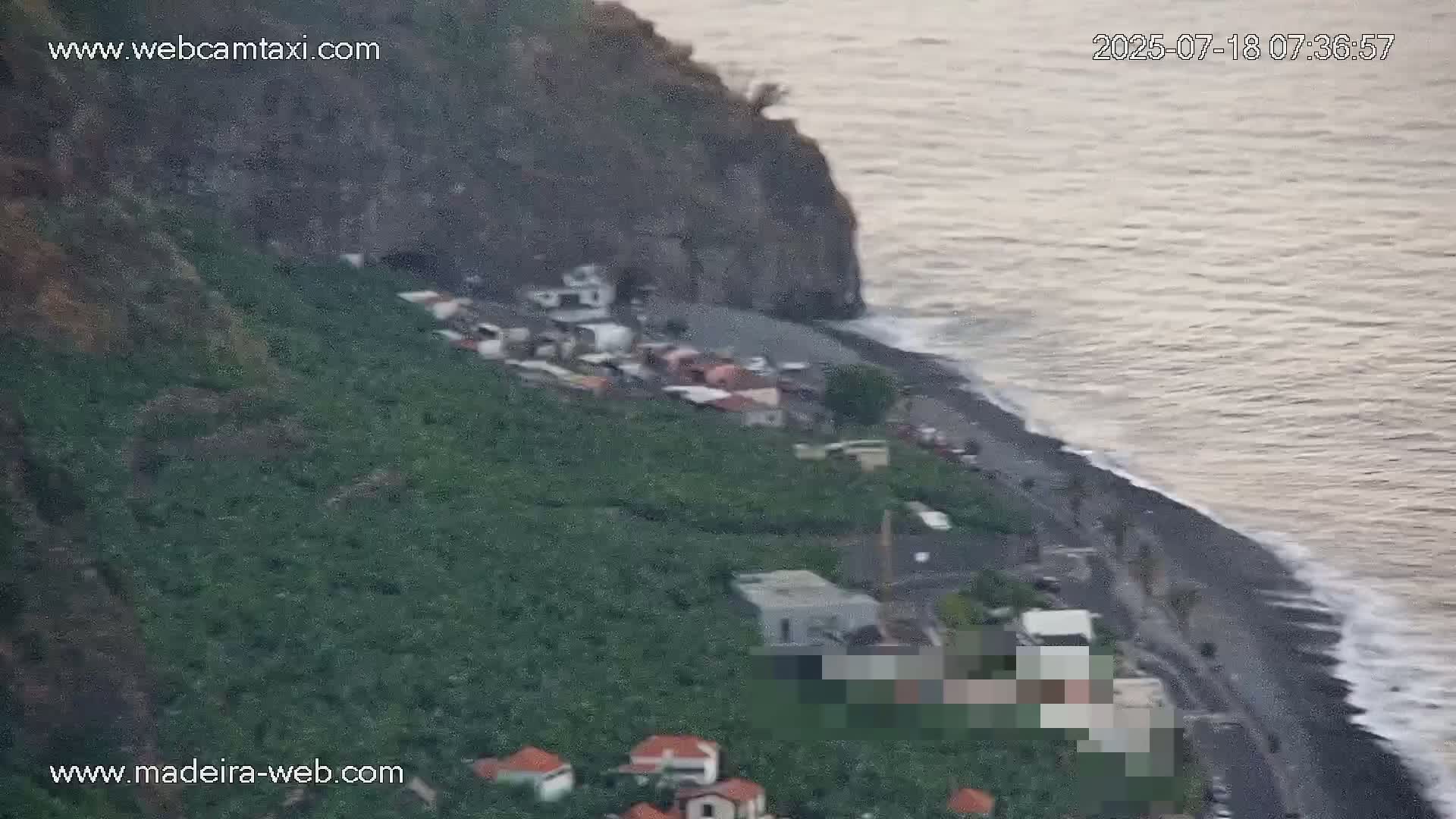 Madalena do Mar Village Live Skyline Cam - Ponta do Sol, Madeira, Portugal