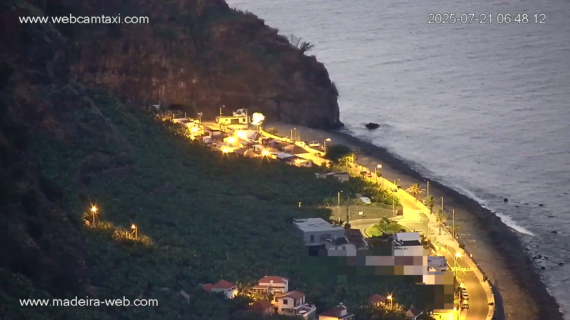 Madalena do Mar Village Live Skyline Cam - Ponta do Sol, Madeira, Portugal