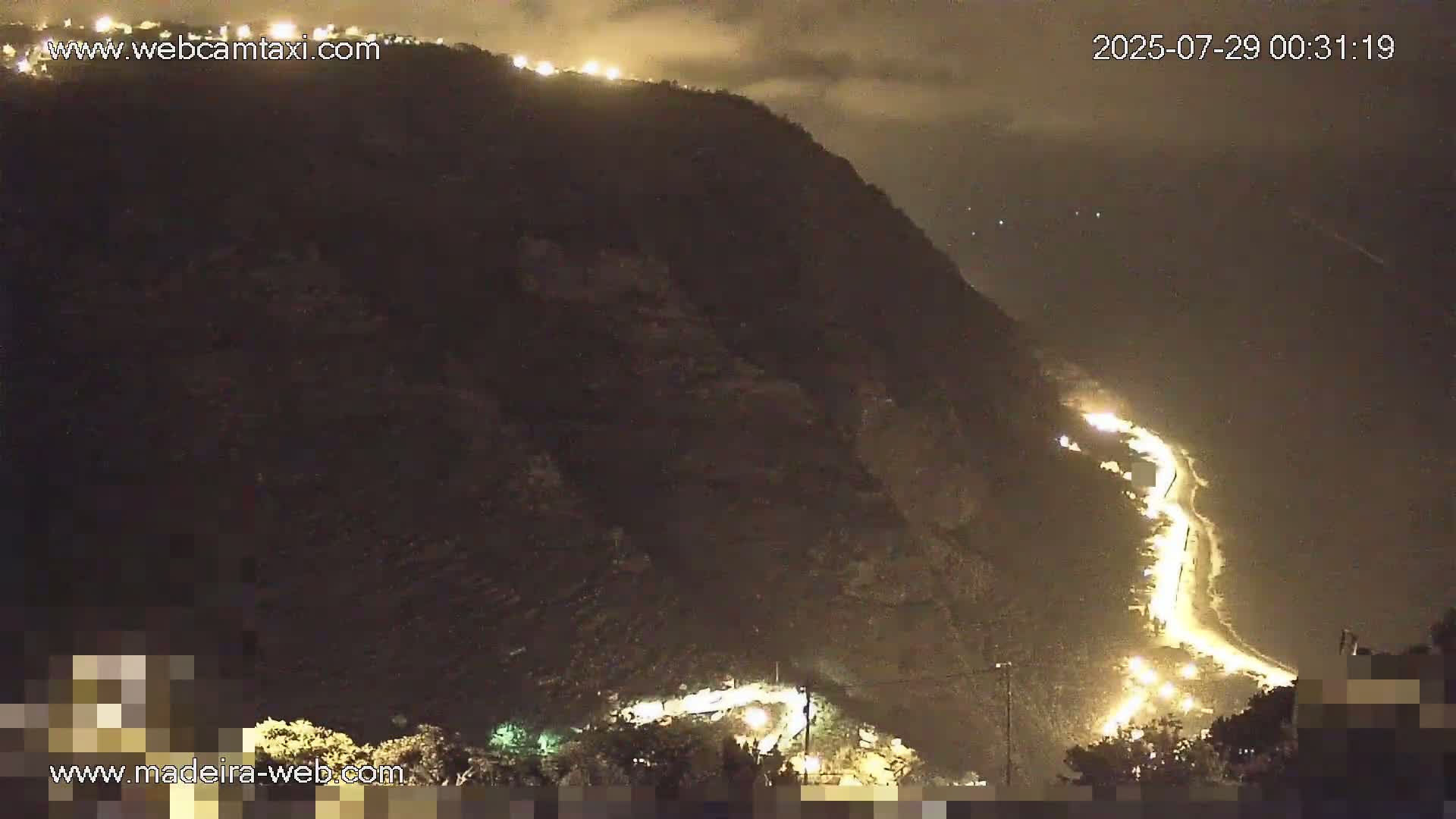Madalena do Mar Village Live Skyline Cam - Ponta do Sol, Madeira, Portugal