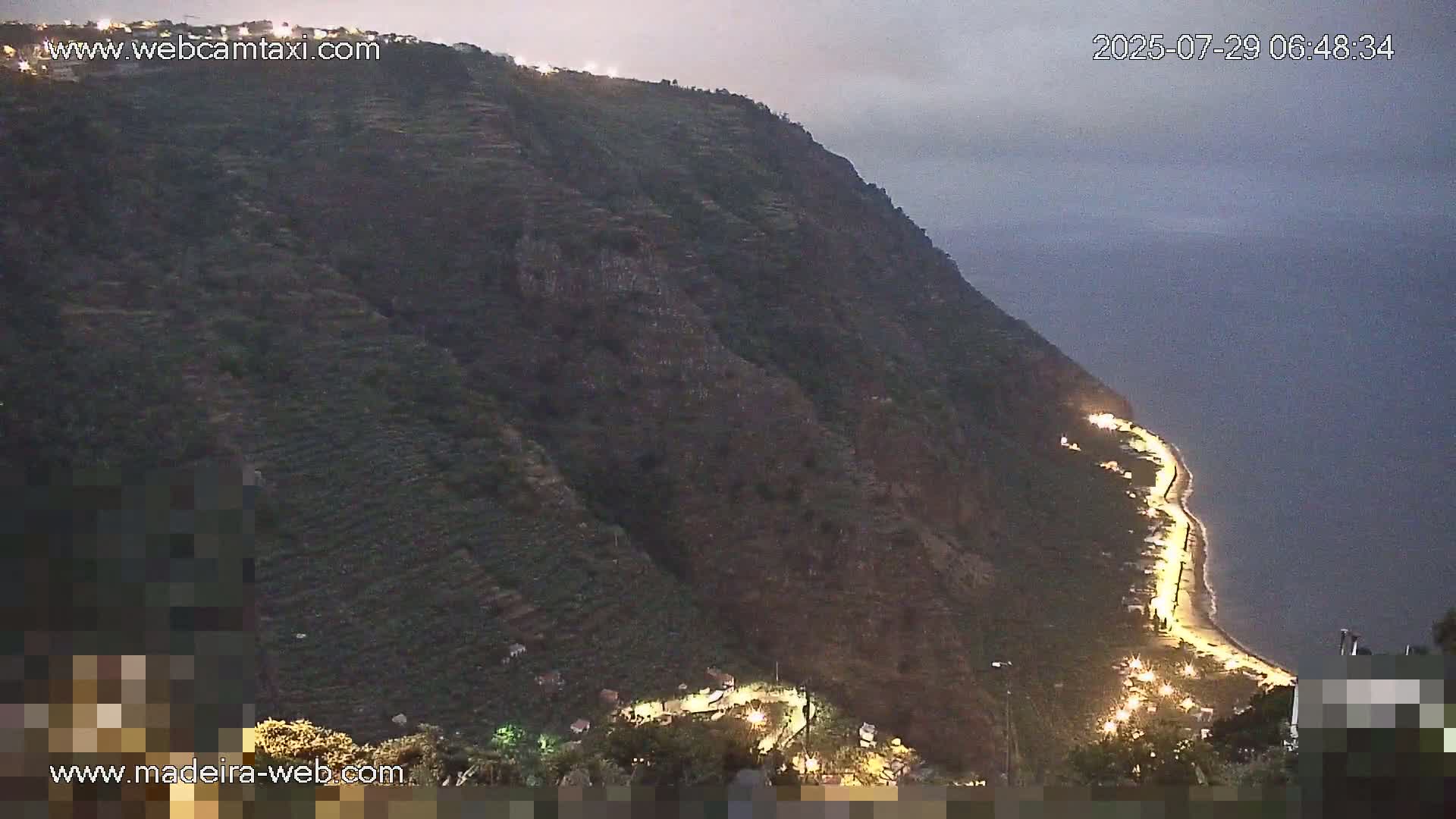 Madalena do Mar Village Live Skyline Cam - Ponta do Sol, Madeira, Portugal