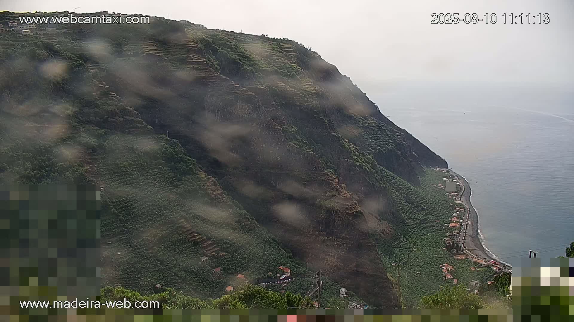 Madalena do Mar Village Live Skyline Cam - Ponta do Sol, Madeira, Portugal