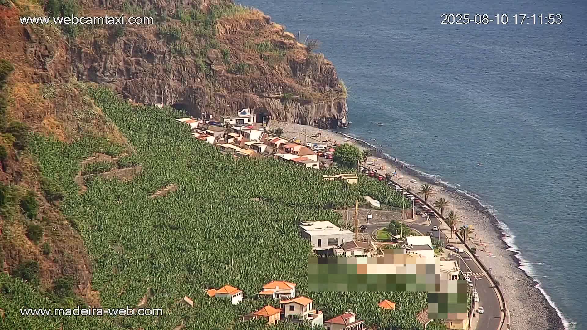 Madalena do Mar Village Live Skyline Cam - Ponta do Sol, Madeira, Portugal