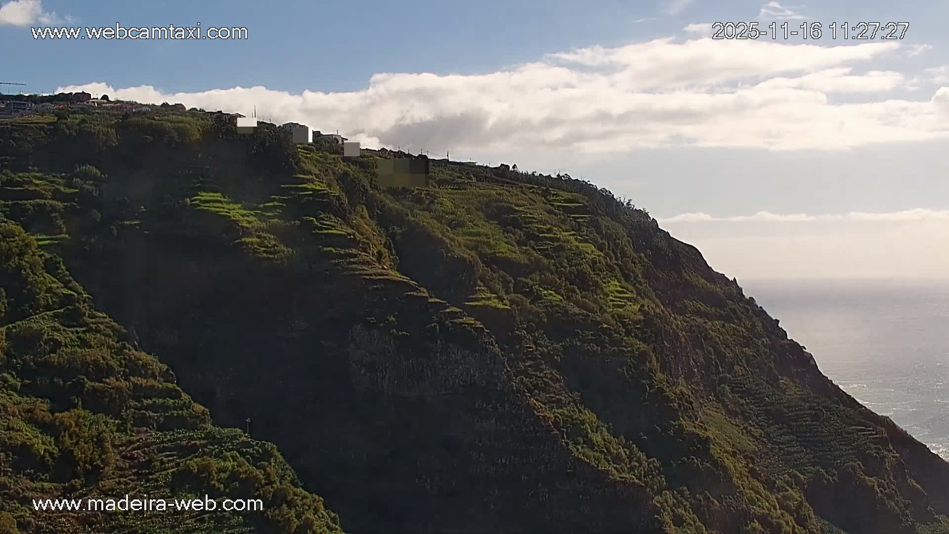 Madalena do Mar Village Live Skyline Cam - Ponta do Sol, Madeira, Portugal