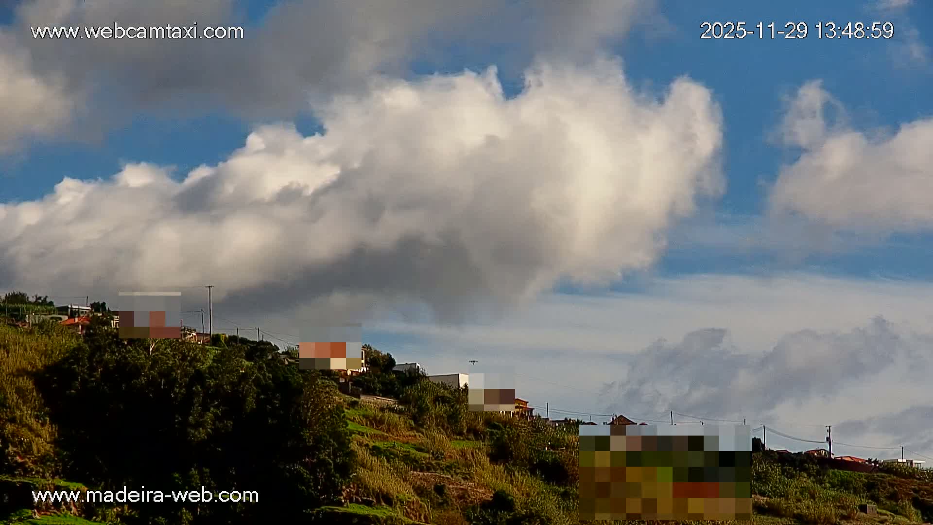 Madalena do Mar Village Live Skyline Cam - Ponta do Sol, Madeira, Portugal