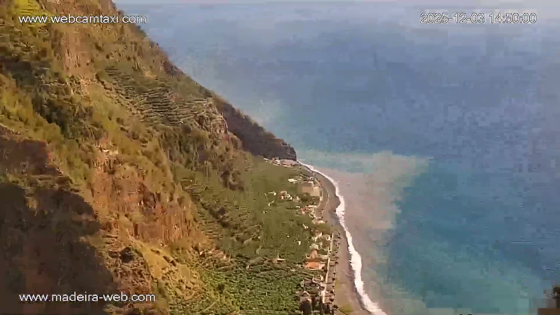 Madalena do Mar Village Live Skyline Cam - Ponta do Sol, Madeira, Portugal