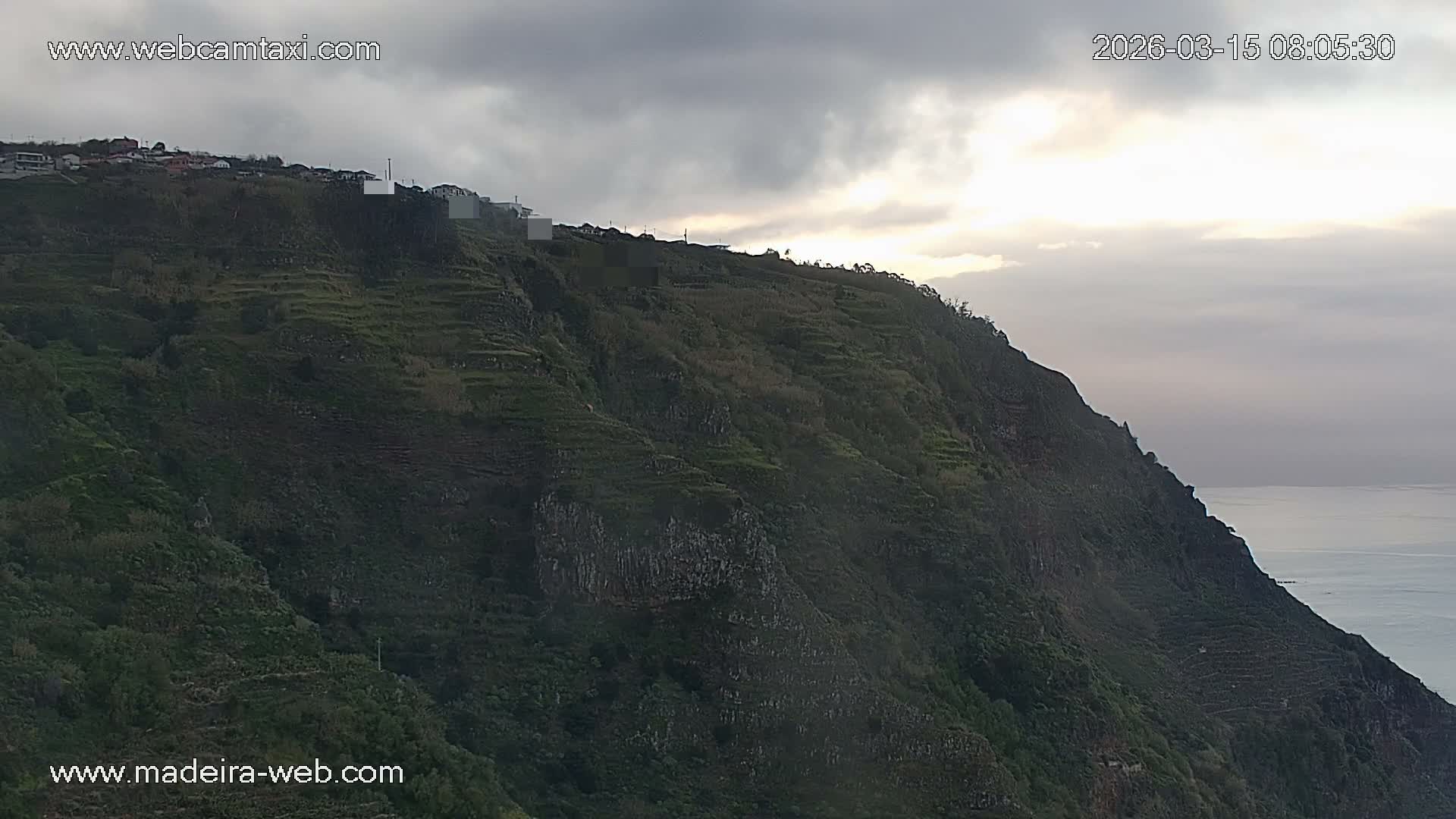 Madalena do Mar Village Live Skyline Cam - Ponta do Sol, Madeira, Portugal