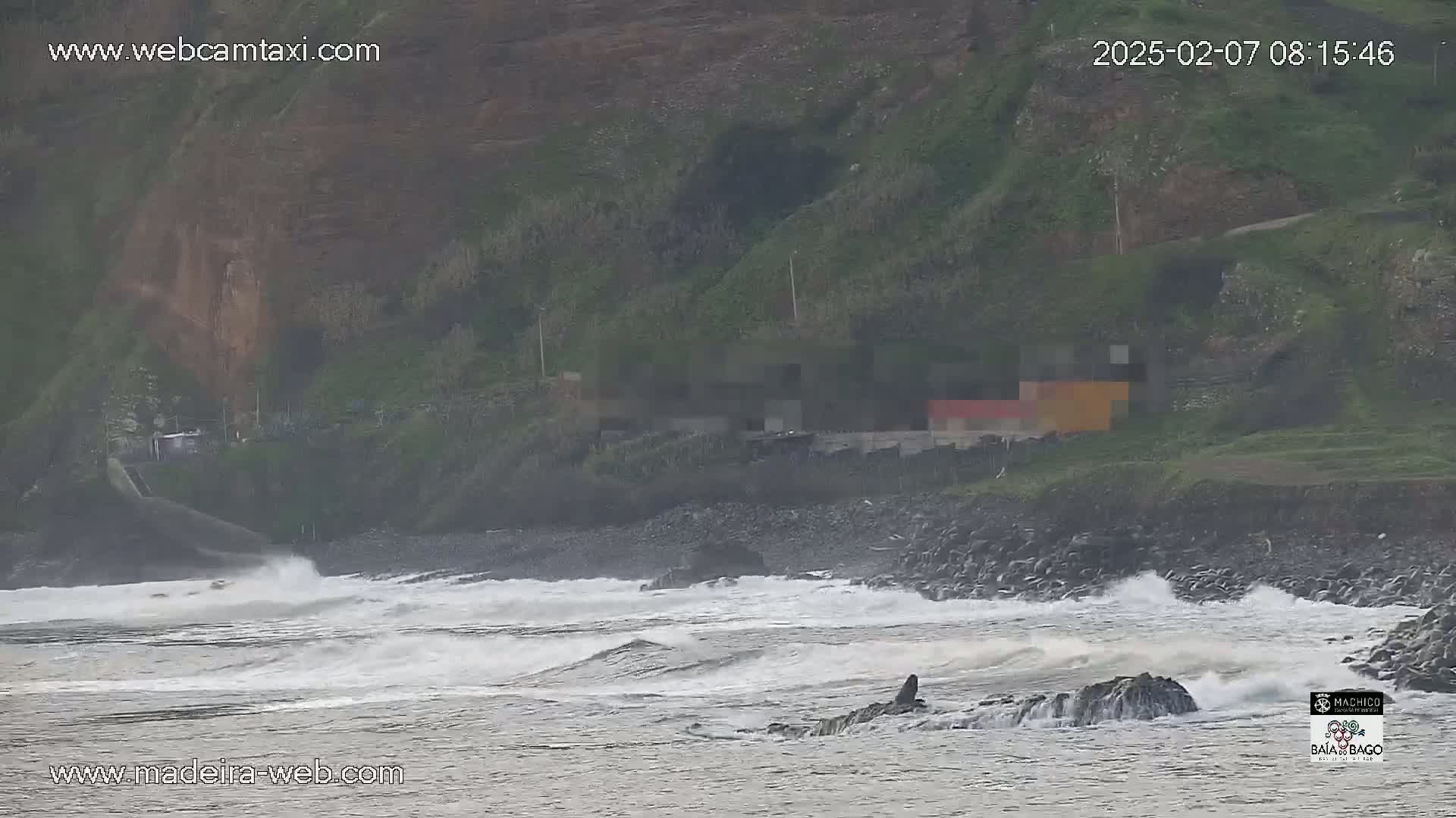 Porto da Cruz Swimming Pools & Atlantic Ocean Live Cam - Machico, Madeira, Portugal