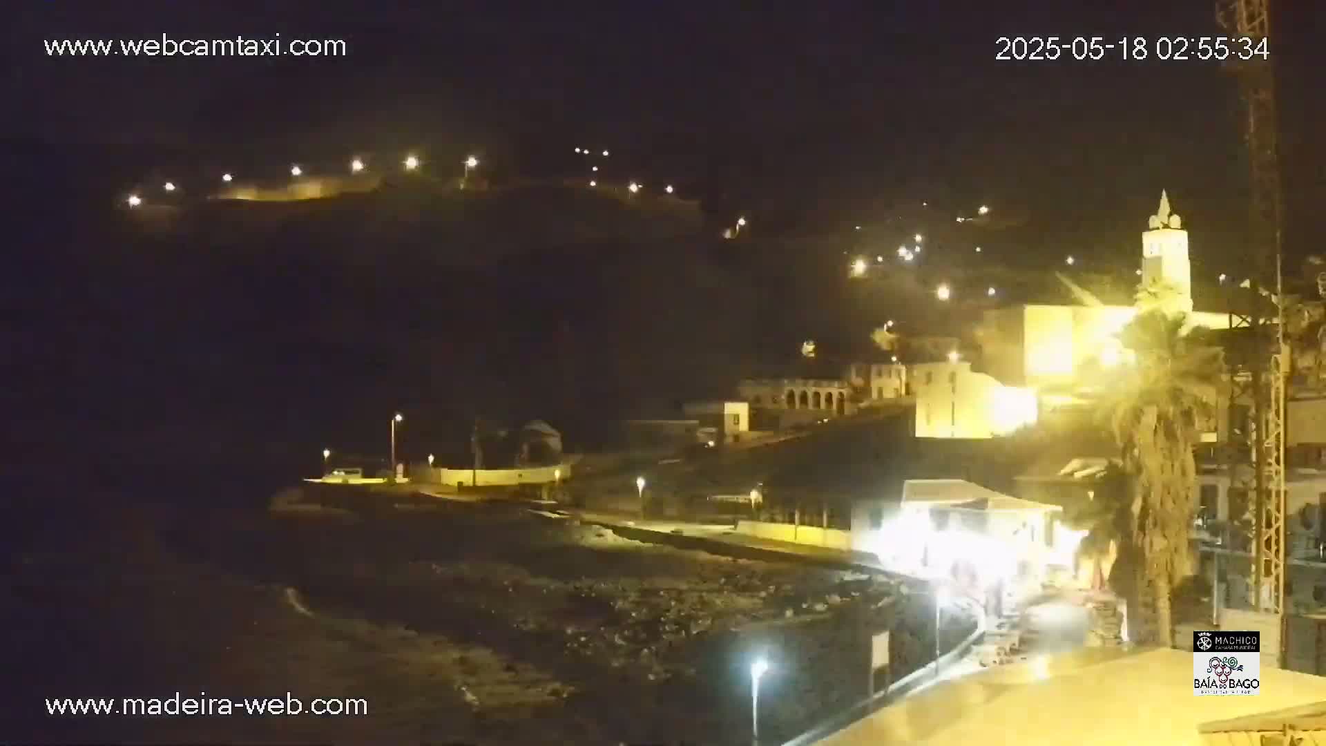 Porto da Cruz Swimming Pools & Atlantic Ocean Live Cam - Machico, Madeira, Portugal