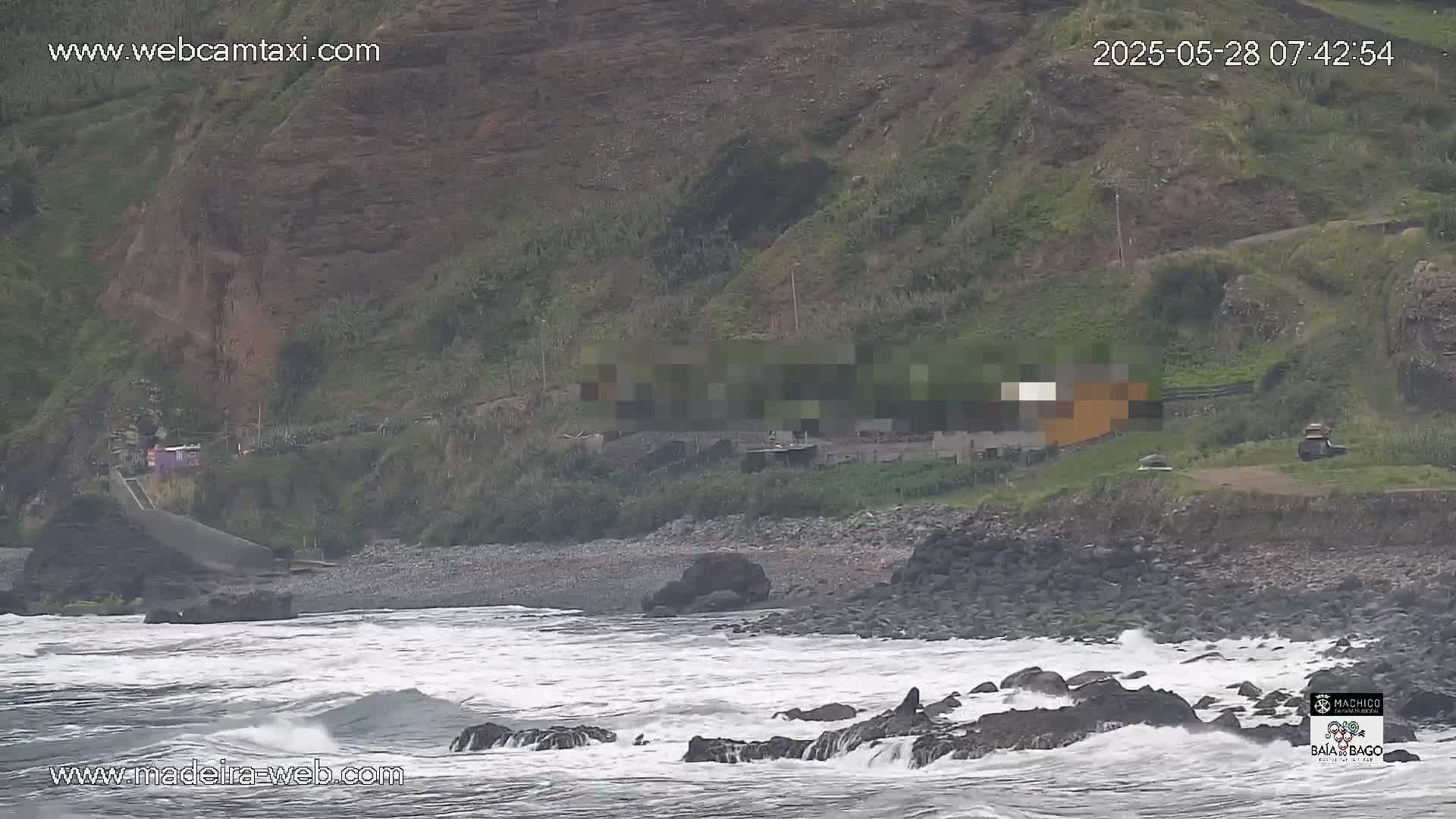 Porto da Cruz Swimming Pools & Atlantic Ocean Live Cam - Machico, Madeira, Portugal