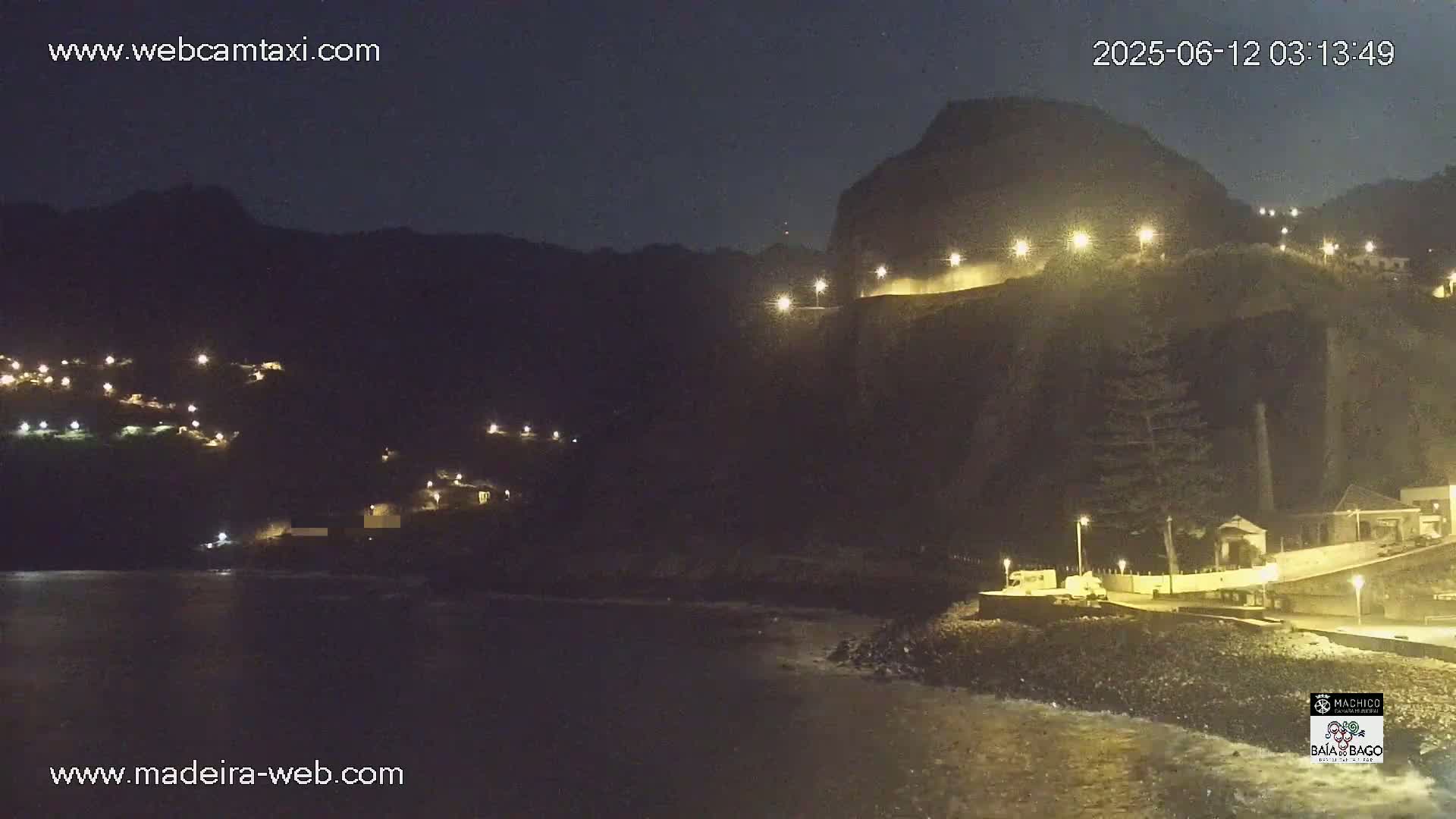 Porto da Cruz Swimming Pools & Atlantic Ocean Live Cam - Machico, Madeira, Portugal