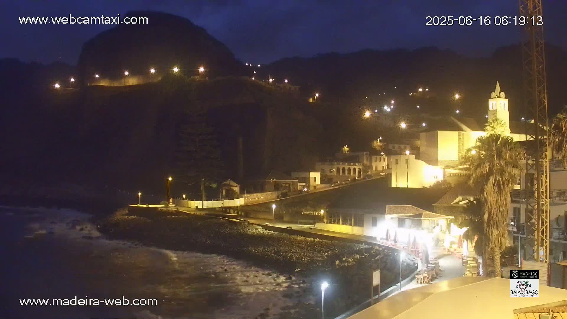 Porto da Cruz Swimming Pools & Atlantic Ocean Live Cam - Machico, Madeira, Portugal