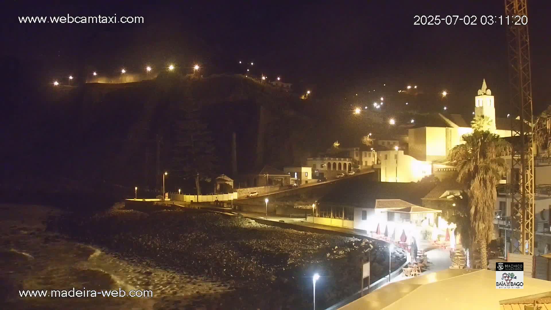 Porto da Cruz Swimming Pools & Atlantic Ocean Live Cam - Machico, Madeira, Portugal