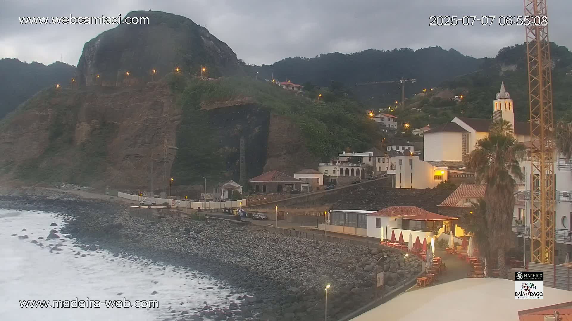 Porto da Cruz Swimming Pools & Atlantic Ocean Live Cam - Machico, Madeira, Portugal